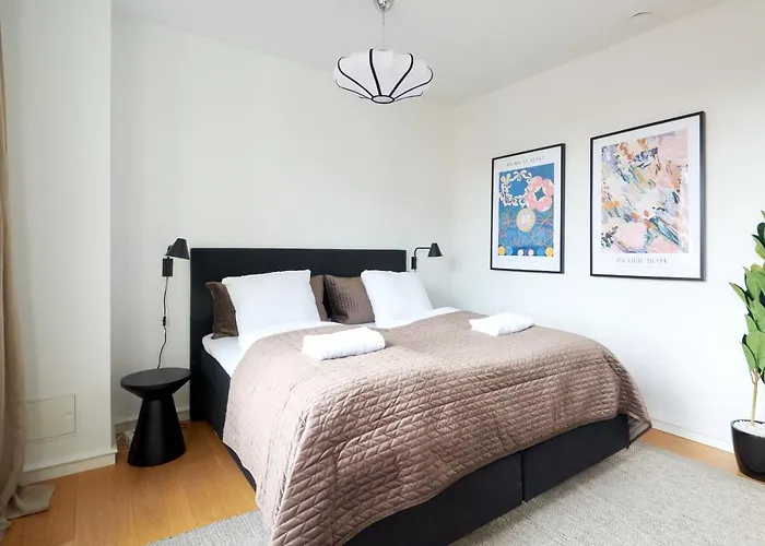 Lägenhet Stylish 2br W Private Balcony In Cph Centre