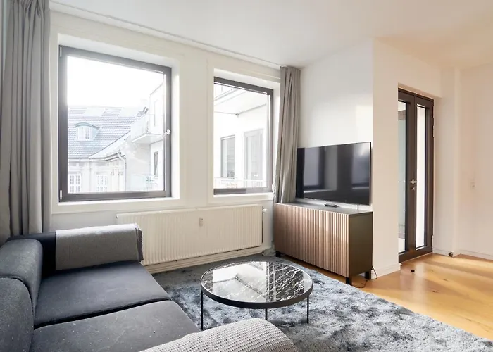 Lägenhet Stylish 2br W Private Balcony In Cph Centre